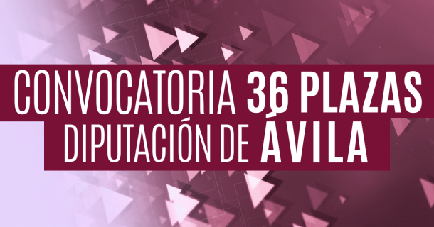 Convocatoria de 36 plazas de bombero Diputación de Ávila